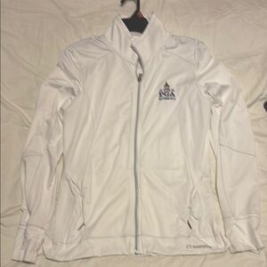 White Softshell Golfing Jacket